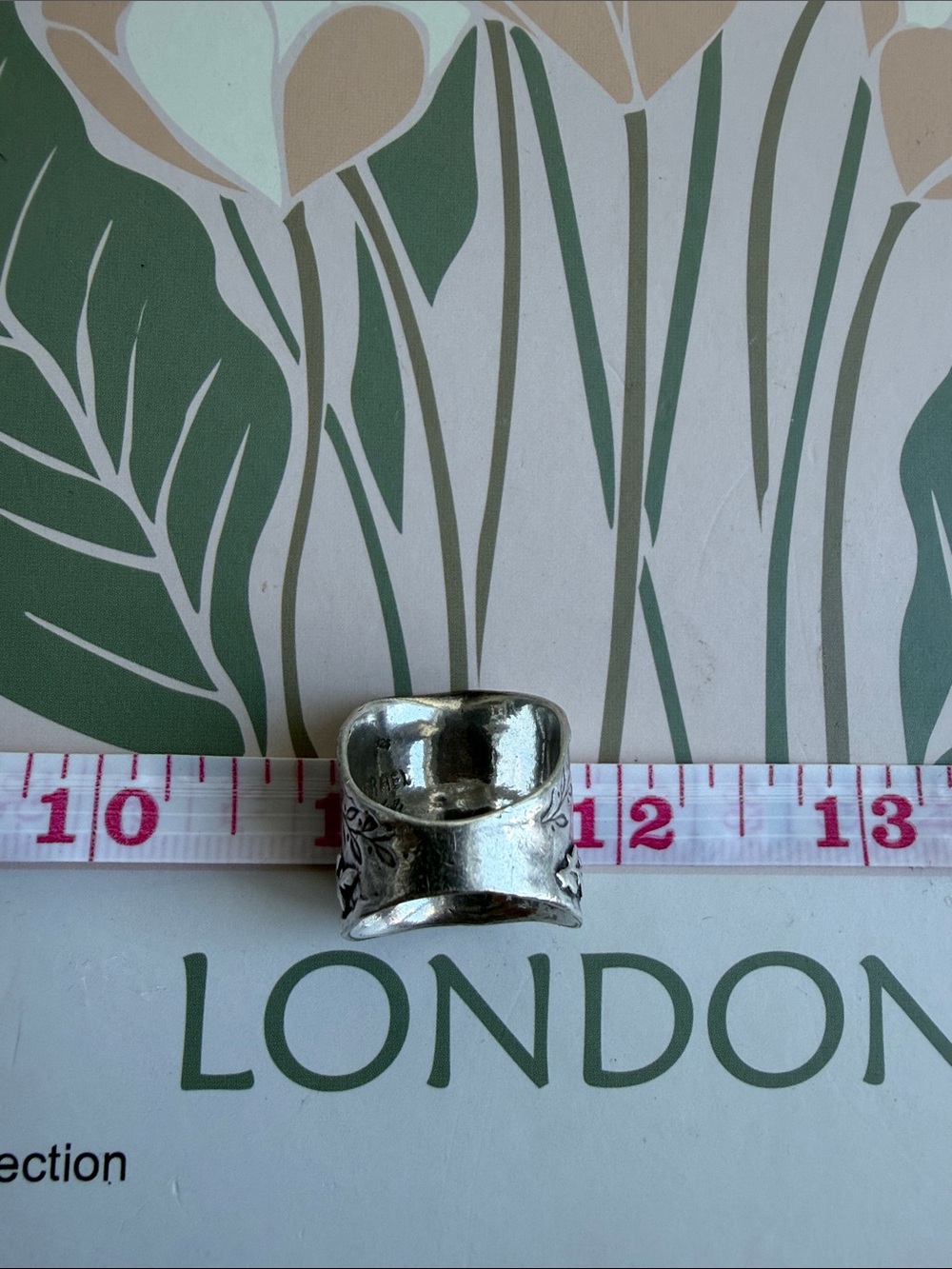925 STERLING SILVER RING SIZE 7.5 - Picture 7 of 9
